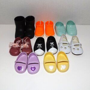 8 Pair 18” Doll Shoes Boots - Our Generation Battat & Other